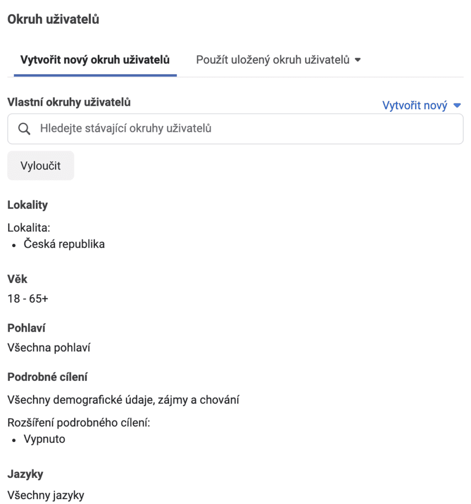 cílení reklamy na instagramu