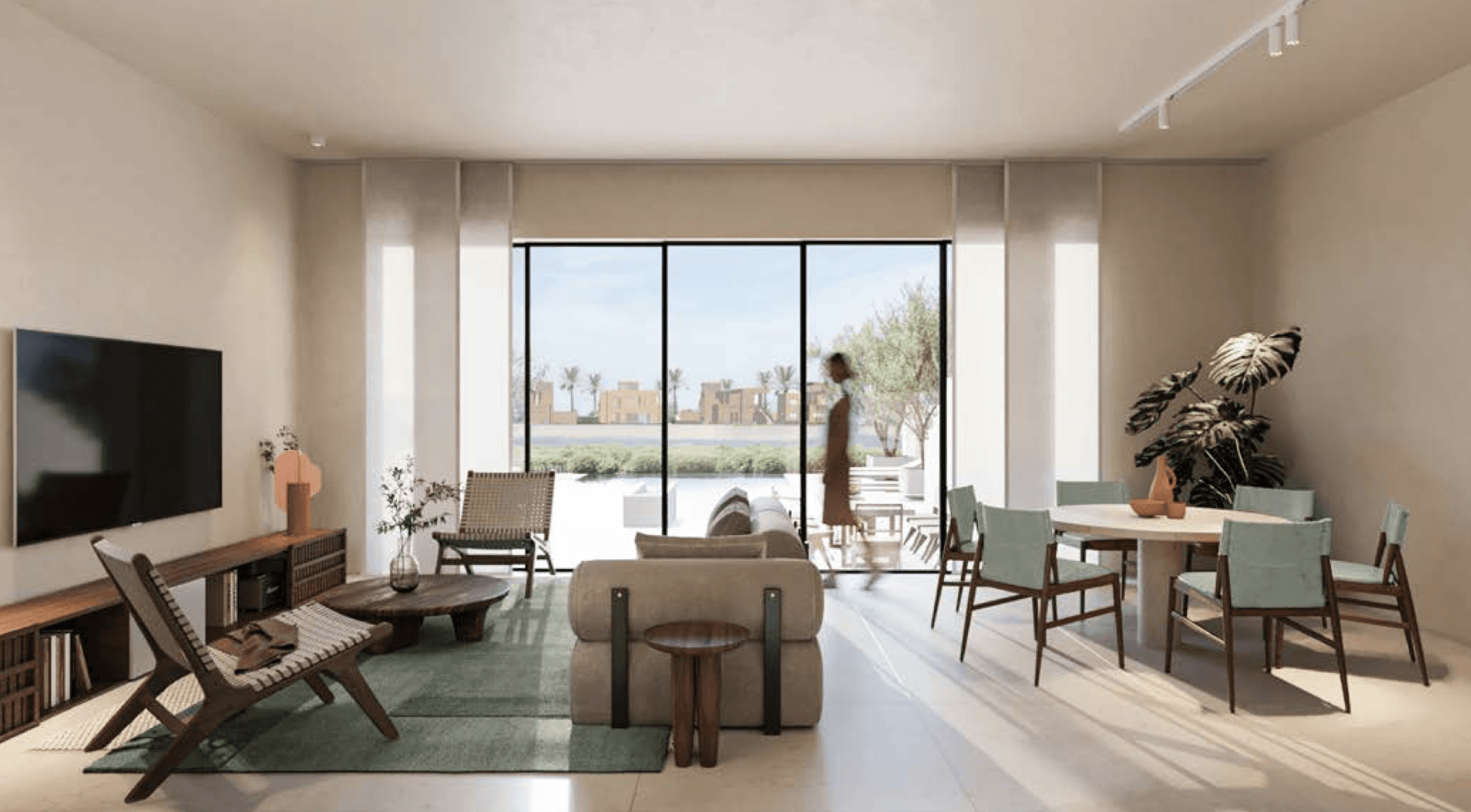 houses surrounded with plants