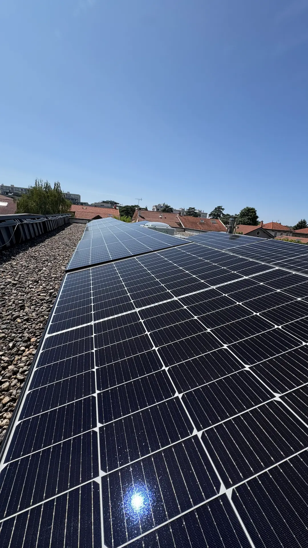 Un panneau solaire