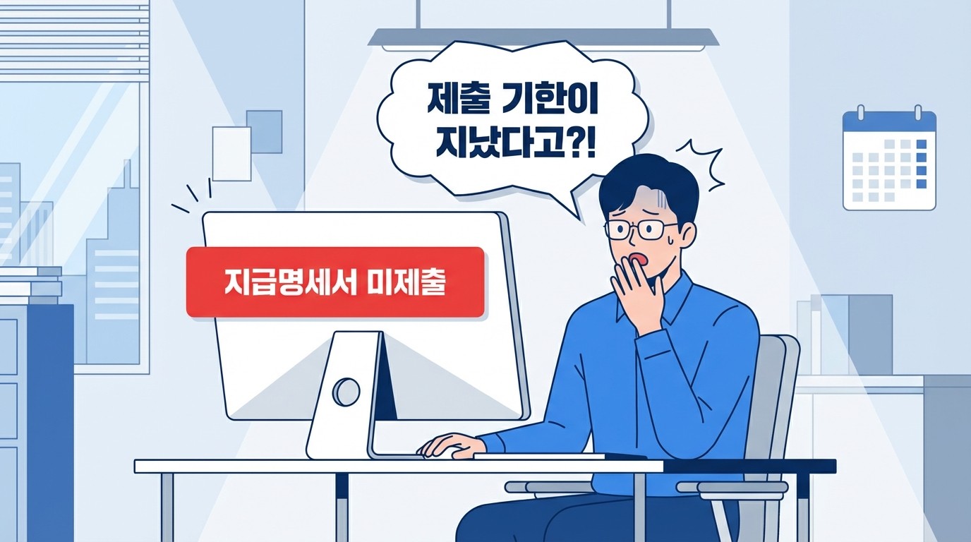 "지급명세서 제출 기한이 지났다고?"