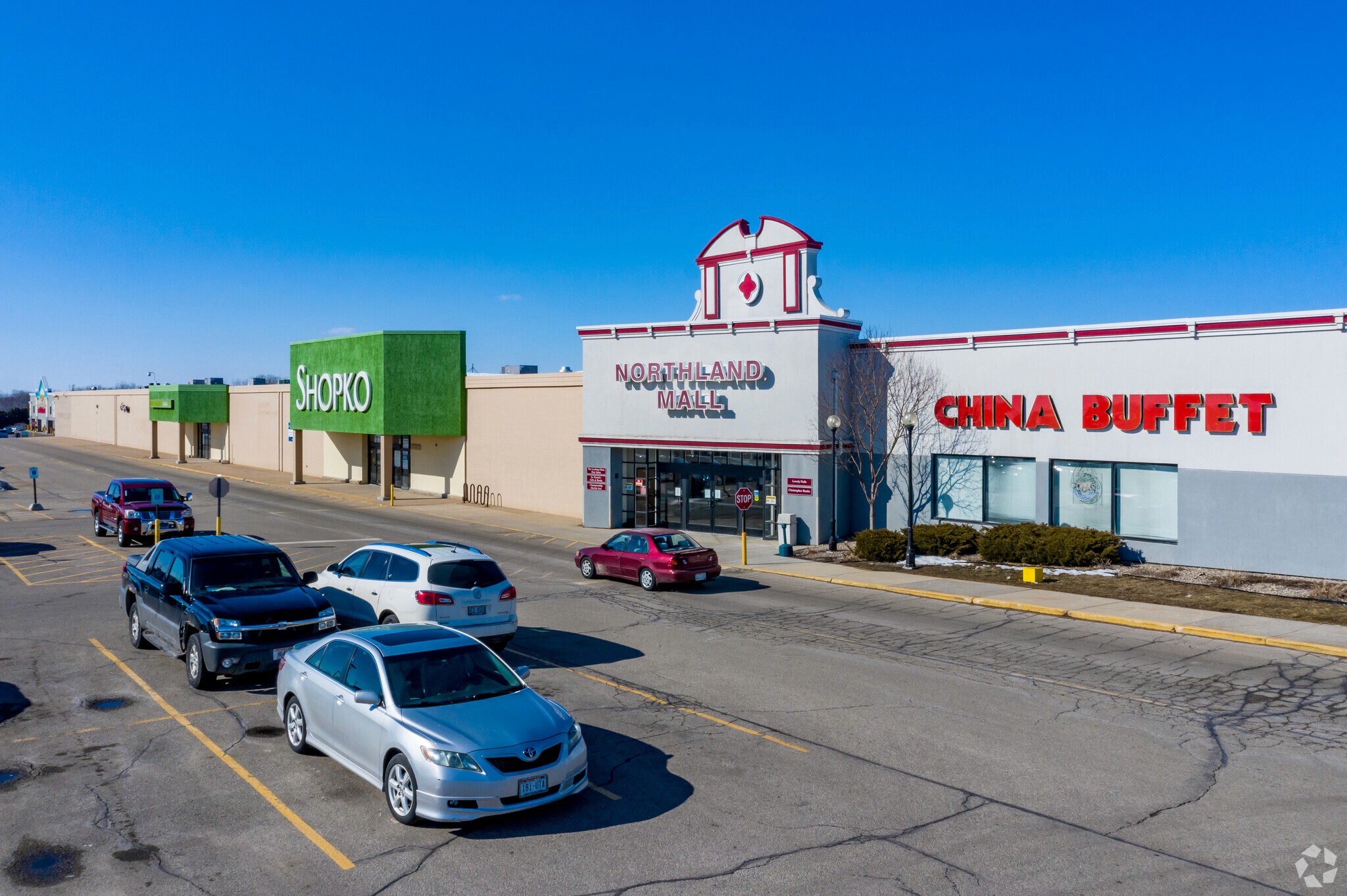 Northland Mall is a single story retail center in Appleton, Wisconsin with a variety of tenants. 