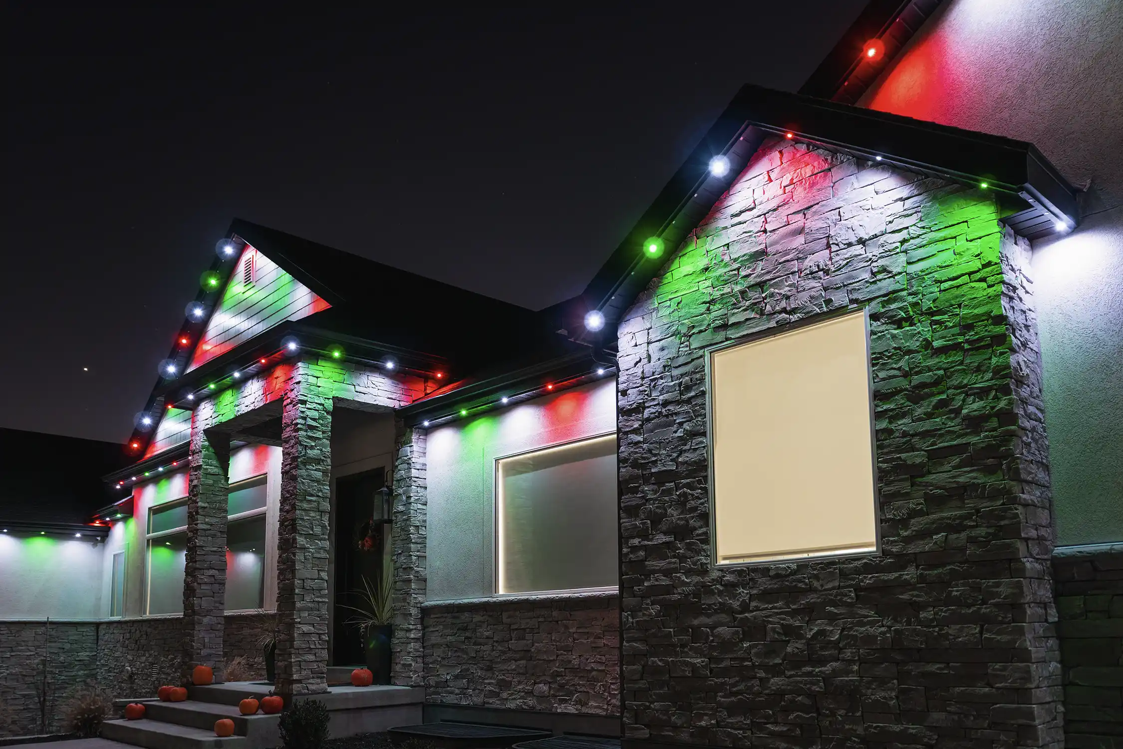 Luxury home warm LED architectural lighting
