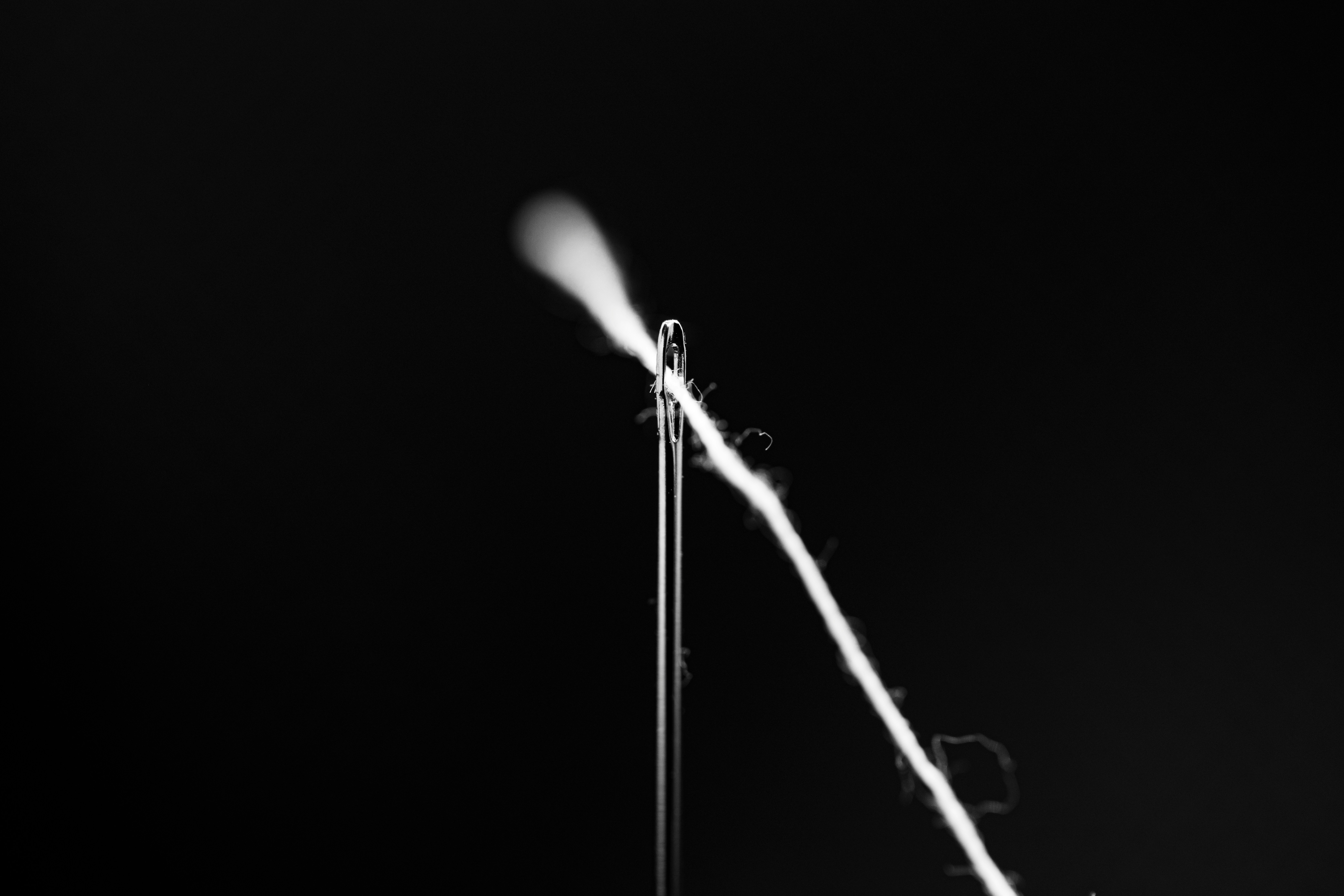 white light in dark room