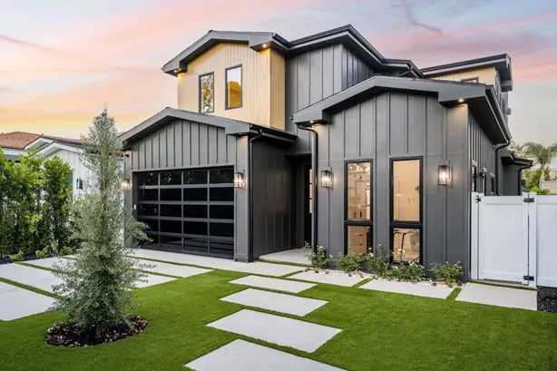 Completed modern Westside home representative of builder partner work
