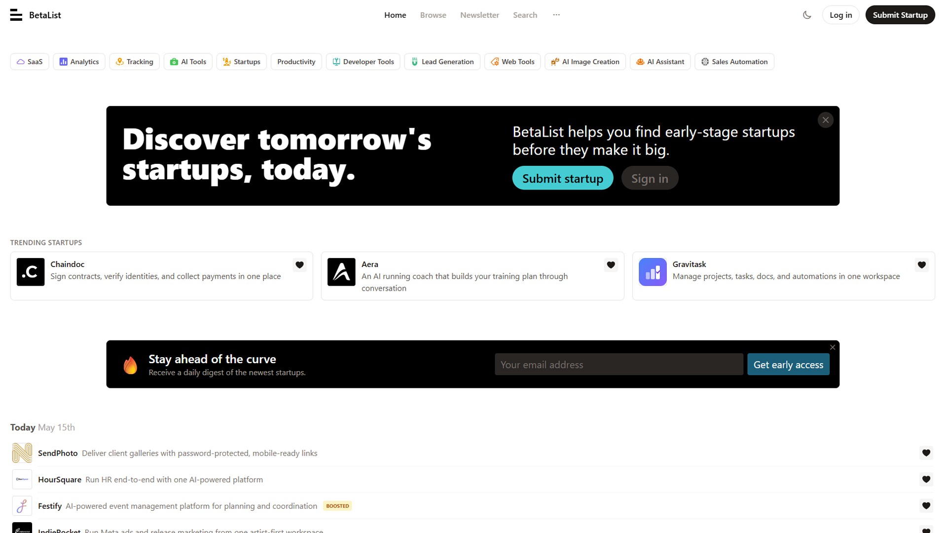 beta list directory