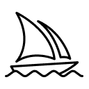 Abstract dark blue and brown waves