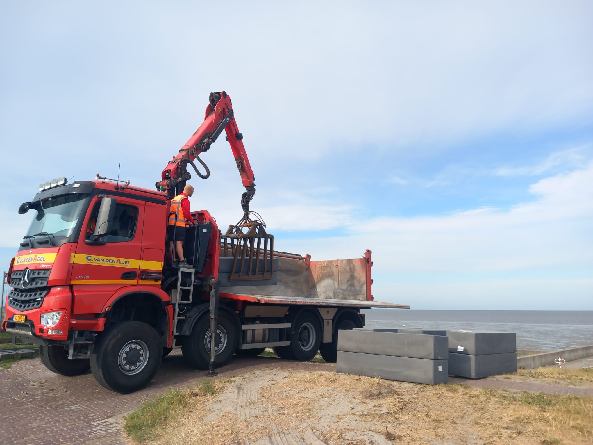 Bouw 110 batterijfundaties RWE