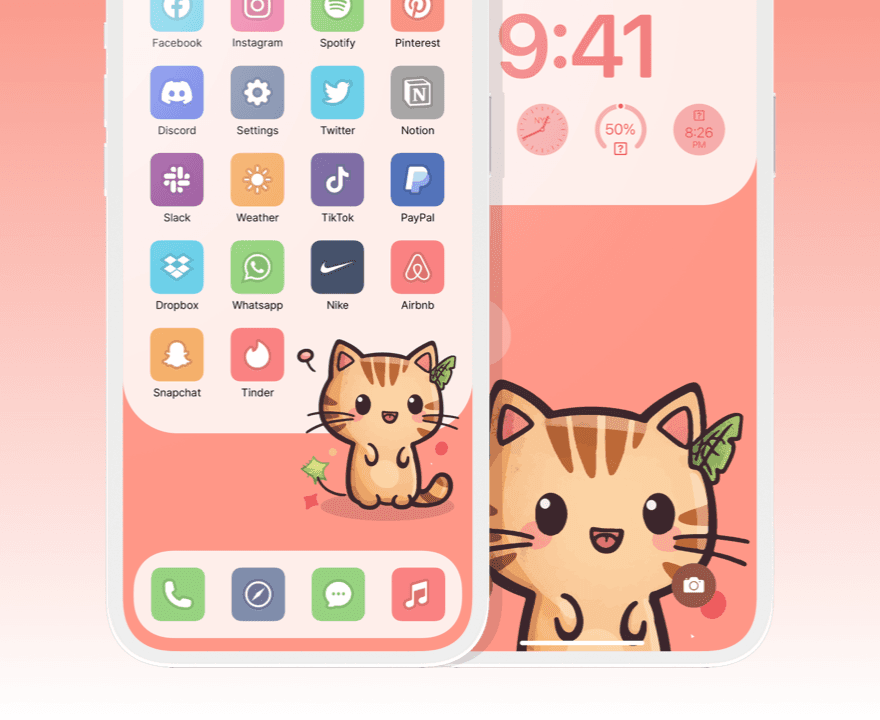 Cute Kawaii App Icons and Wallpapers