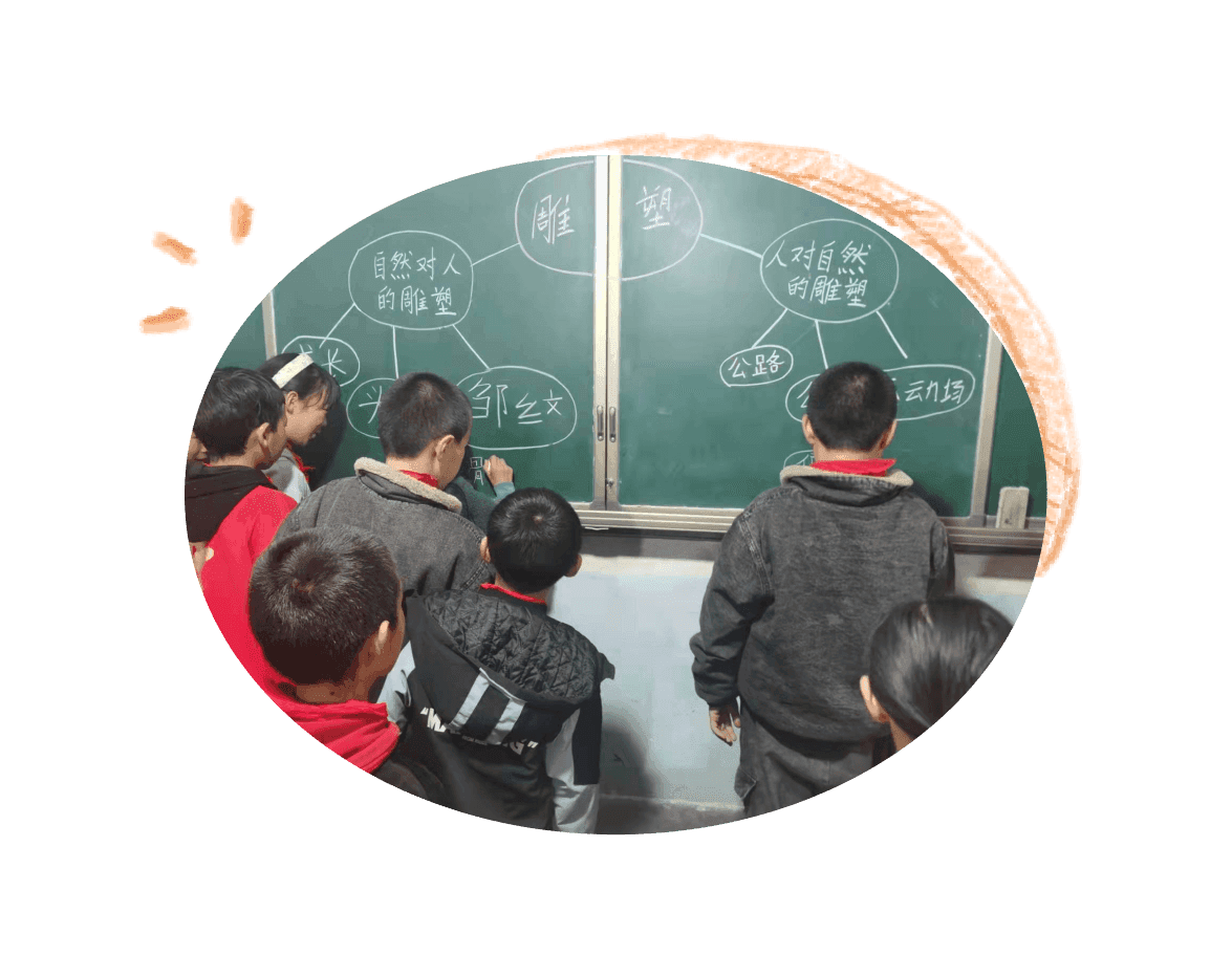 孩子们参与诗课