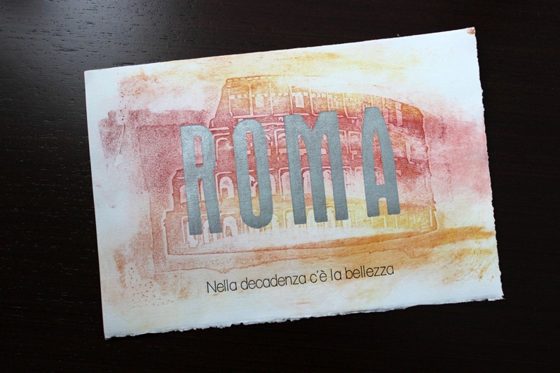 Roma letter pressing