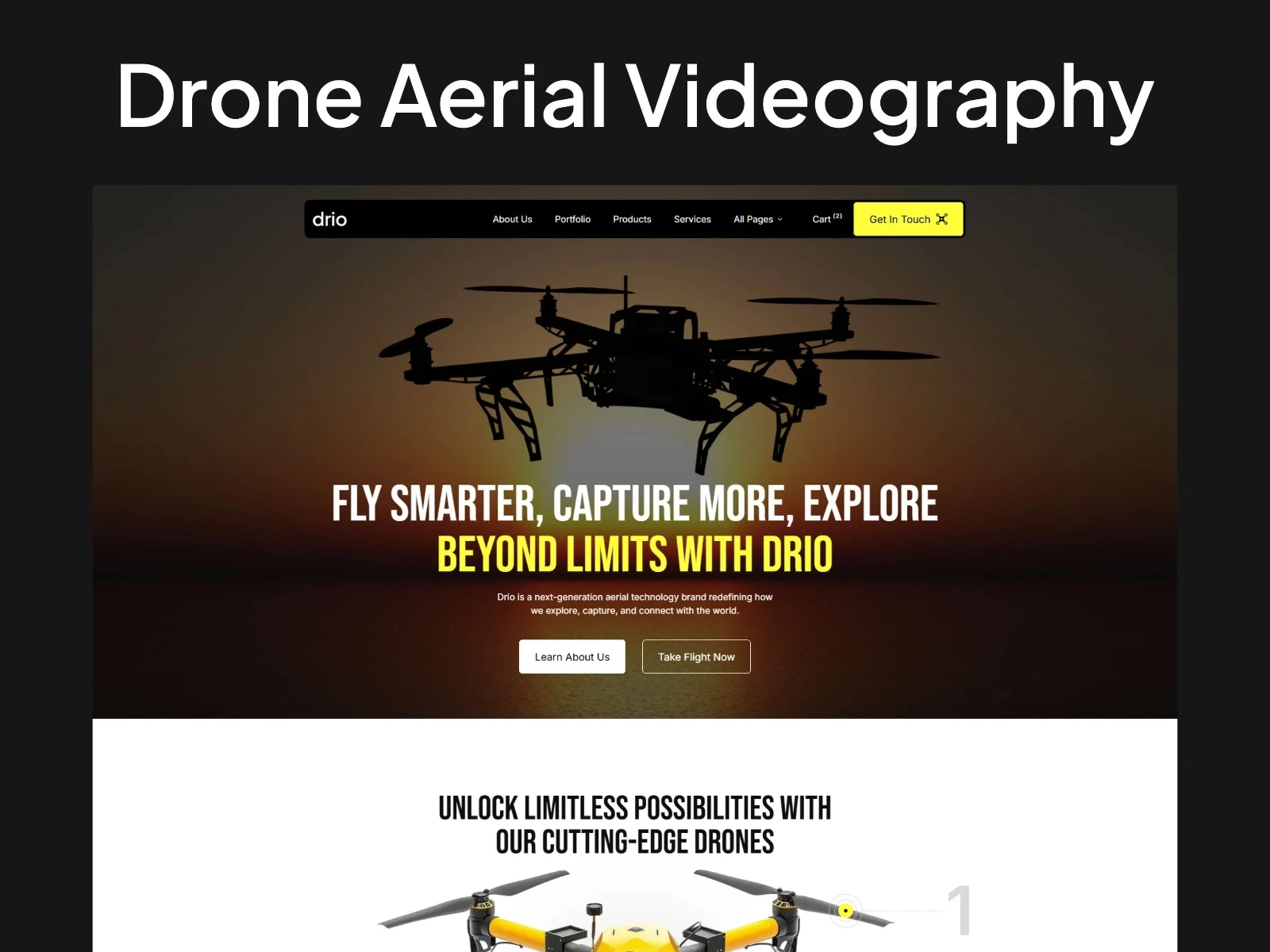 VideoDron Framer template