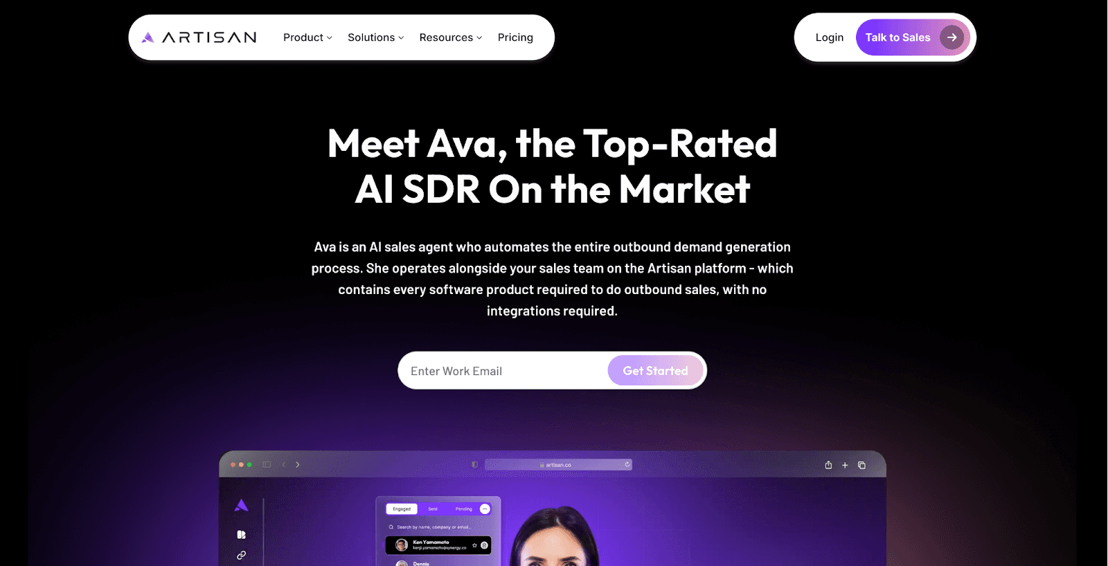 Artisan’s Ava Homepage