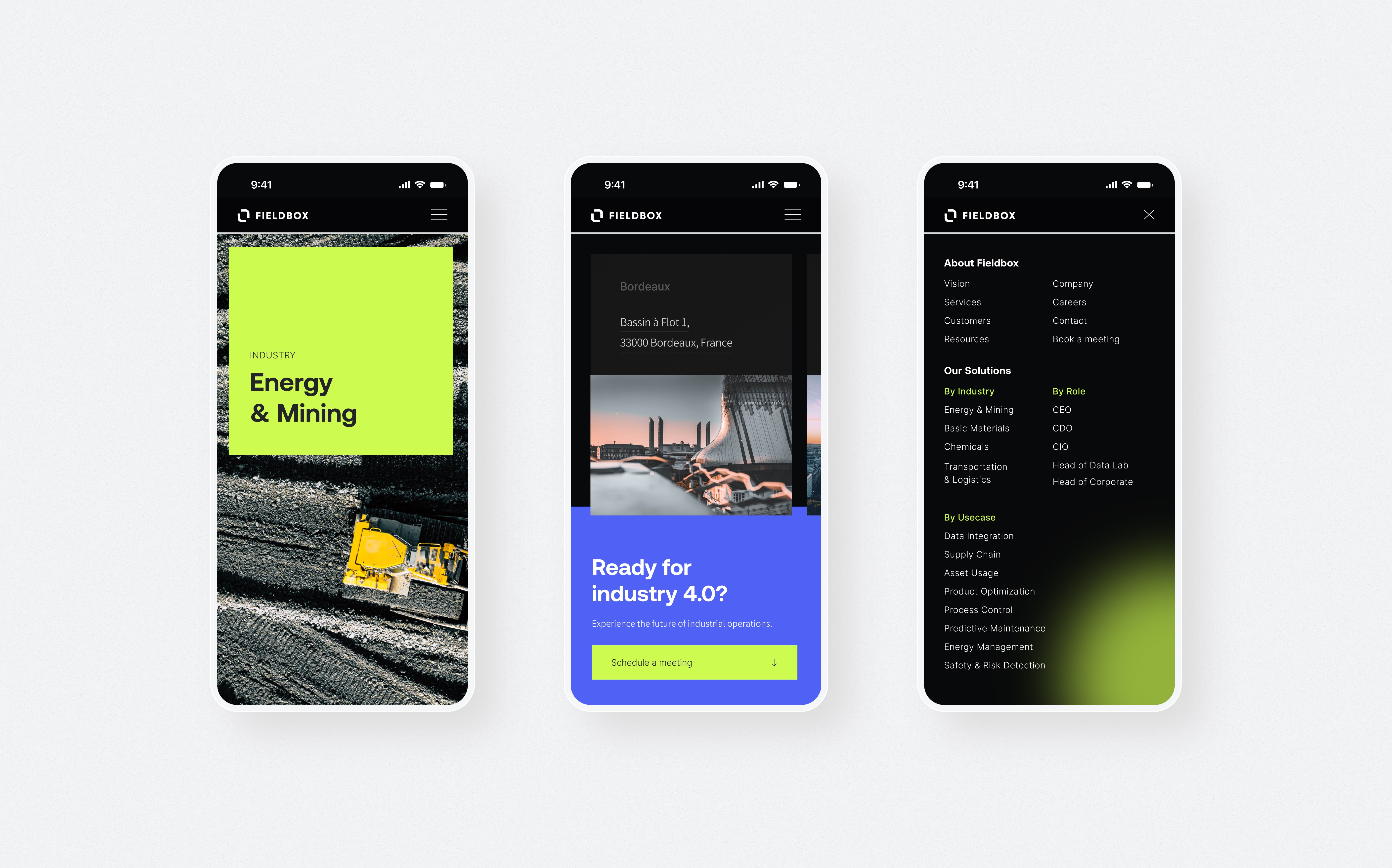 Fieldbox Branding Web page