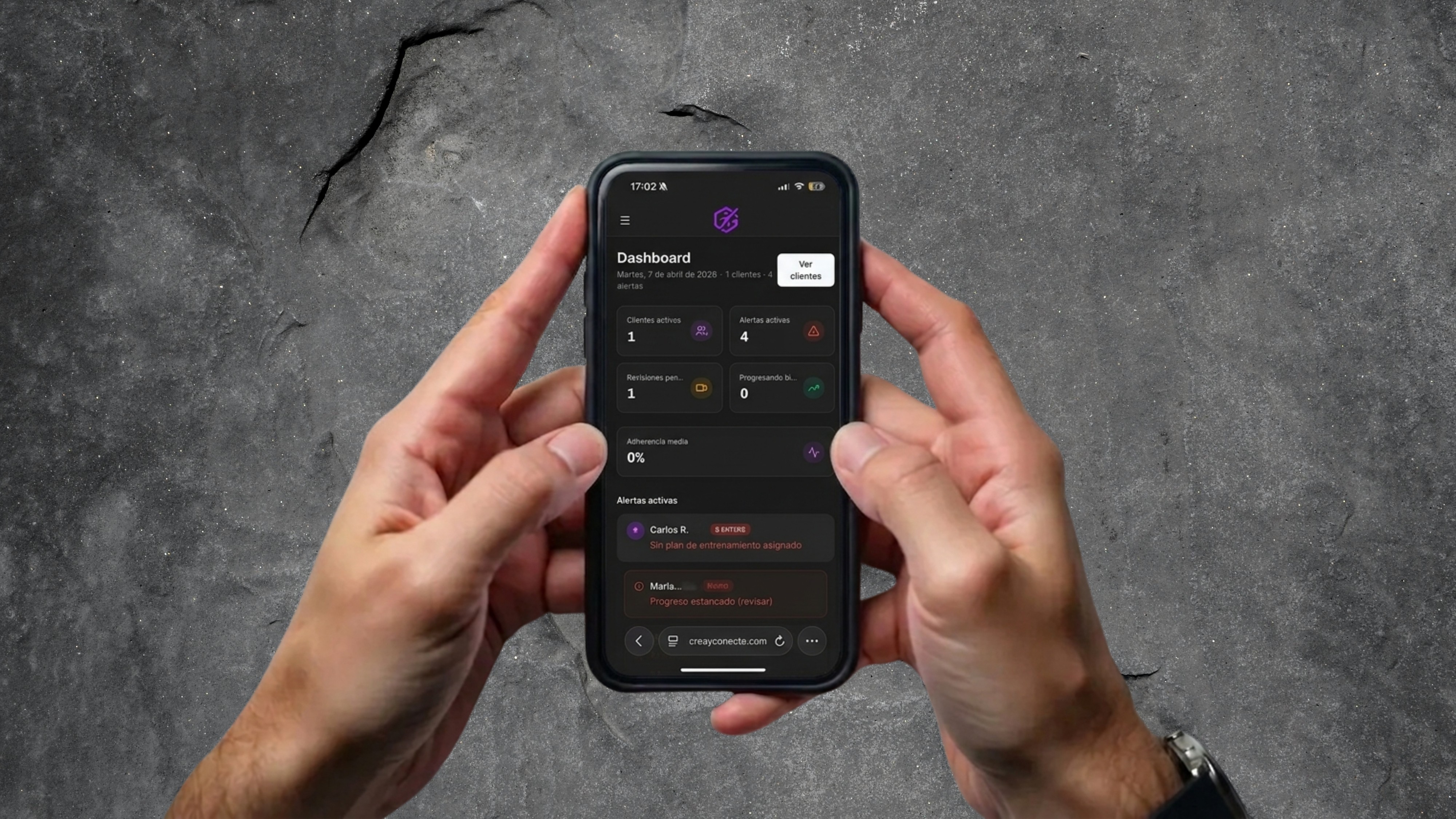 A mockup of Freelio's mobile app