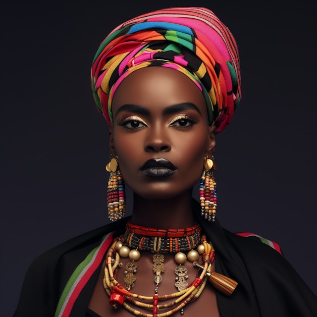 african woman portrait