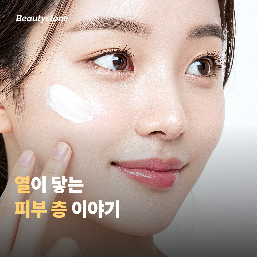 열이 닿는 피부 층을 들여다보면