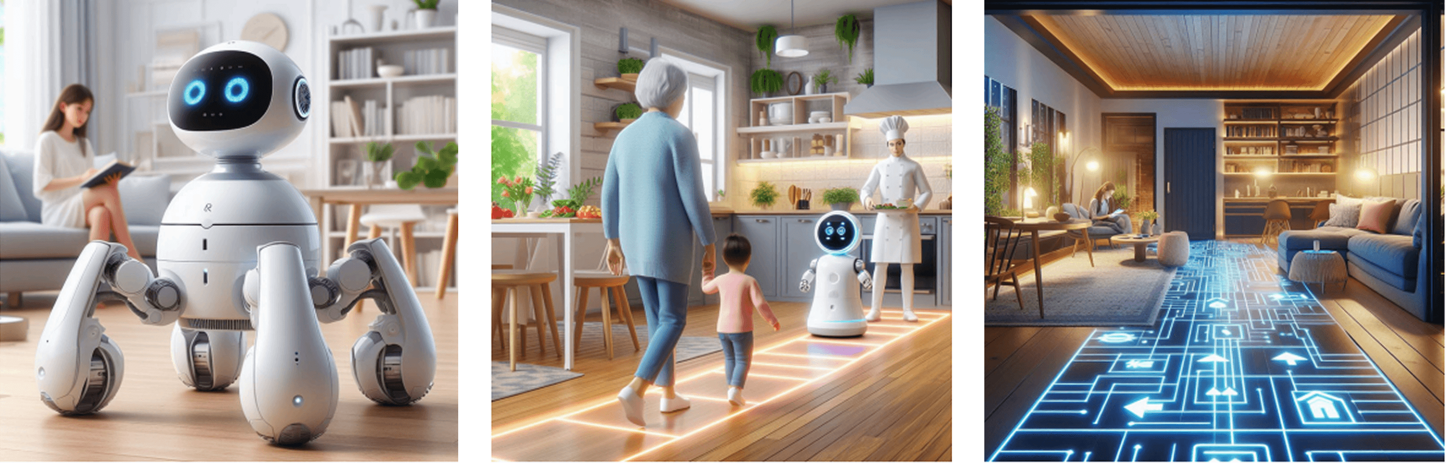 Smart Home in the future will have Machine Learning as the software and a physical robo