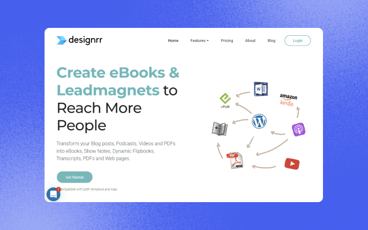 designrr homepage
