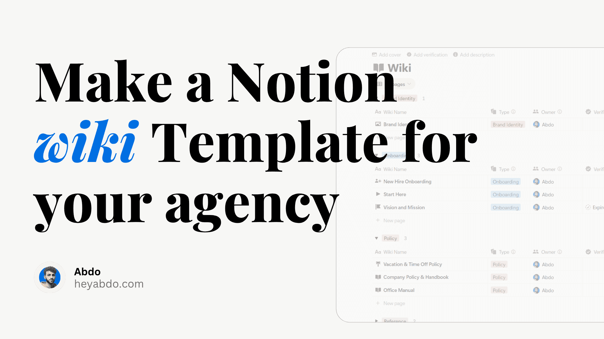 Notion Wiki Template Actually Work for Your Agency