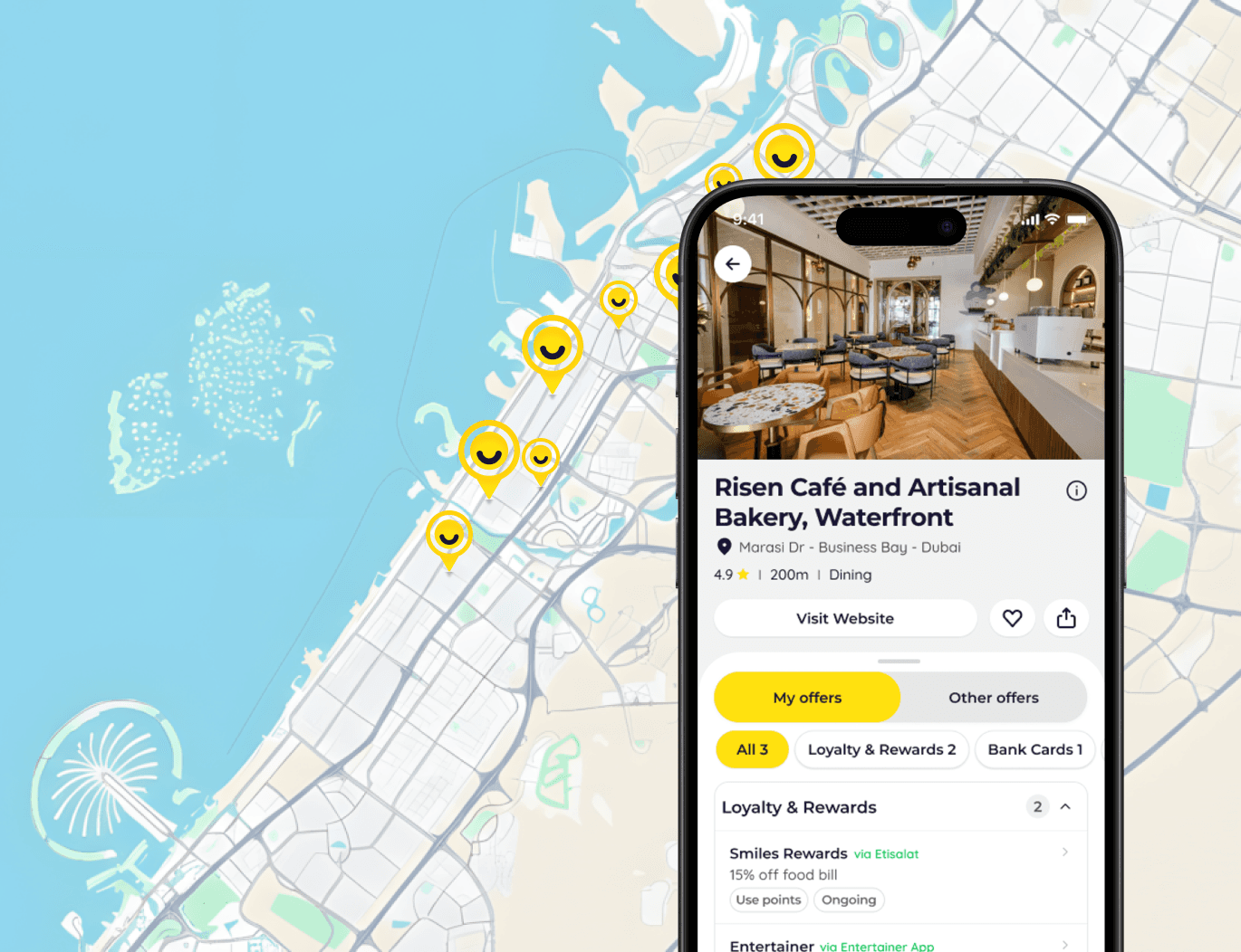 DiscGo App Map View