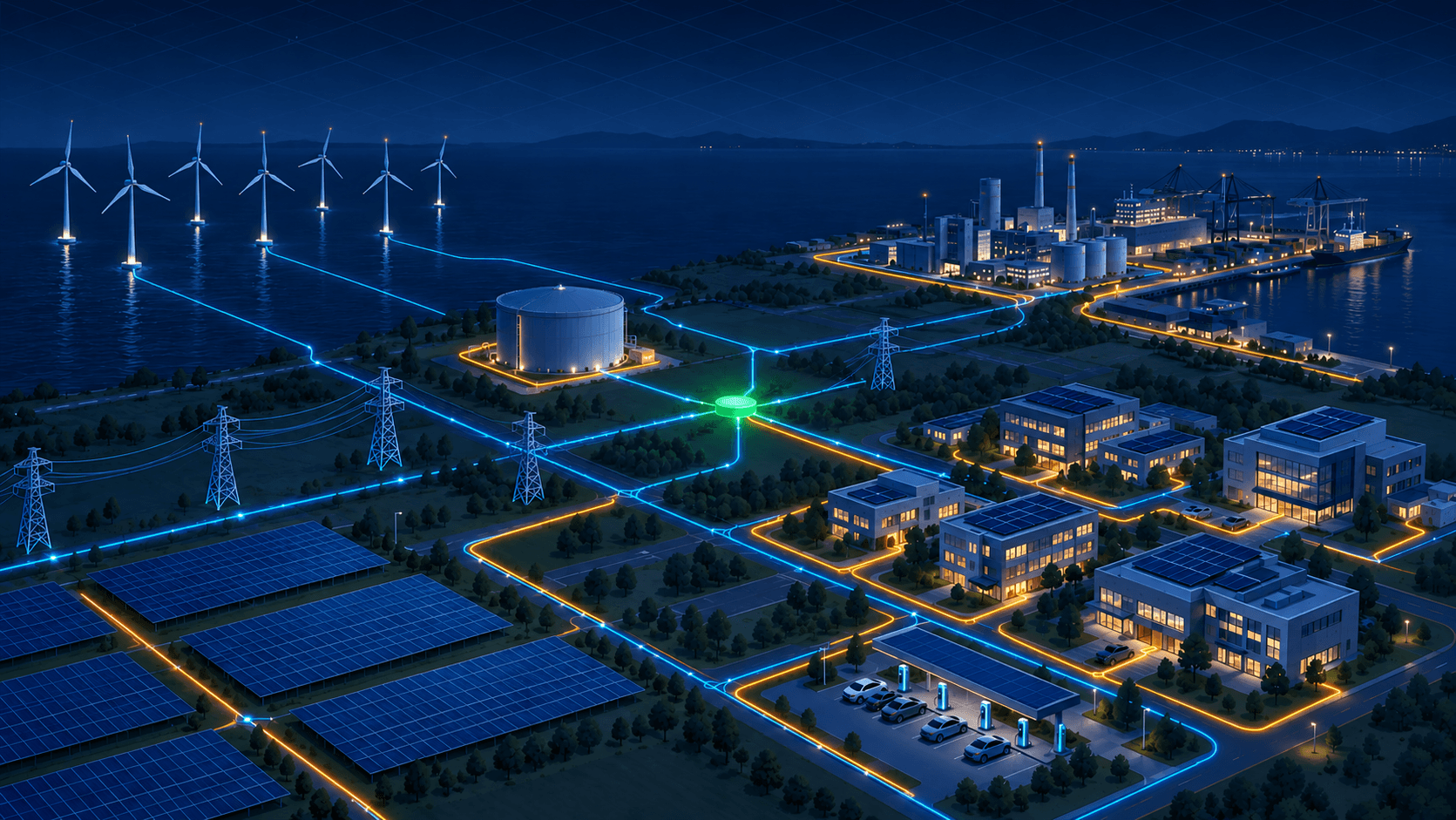 Toekomstig energiesysteem concept