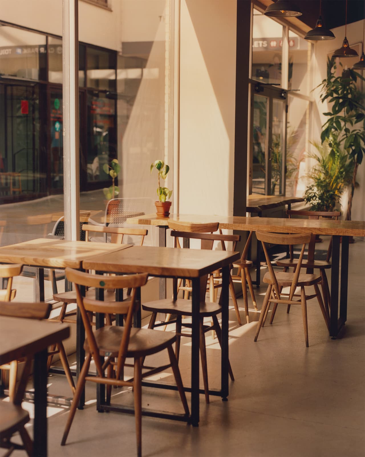 Indoor seatings inside a NKORA coffee shop