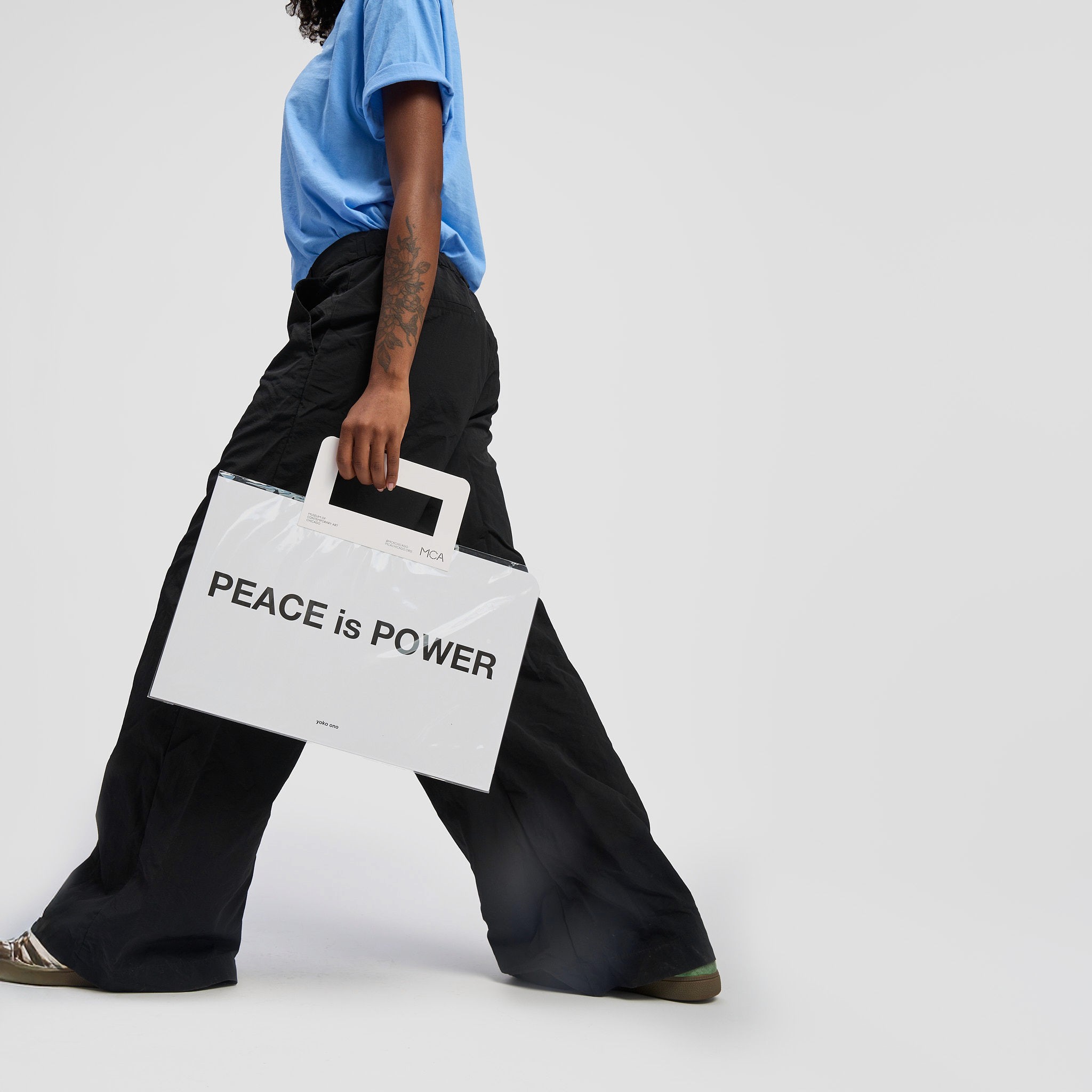 American flag flying against a cloudy sky