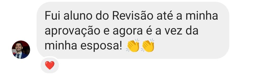 Depoimento de aluno do Revisão