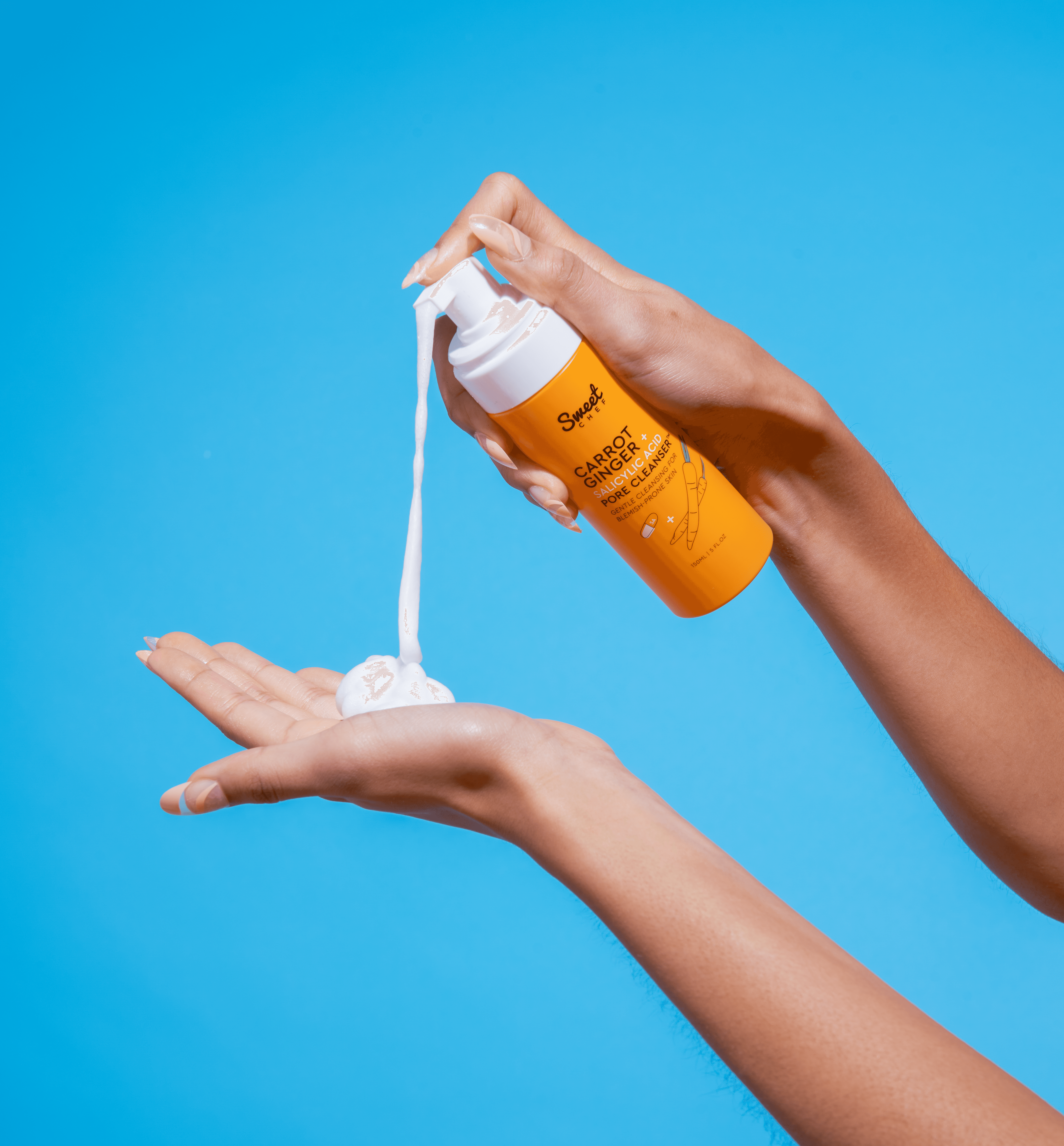 Packaging Design and Logo Design for Sweet Chef's Carrot Pore Cleanser