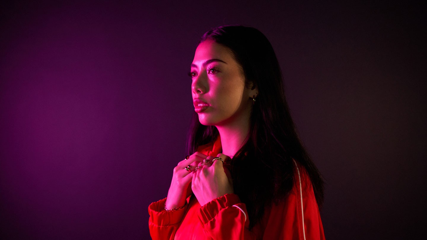 white apple keyboard on white table