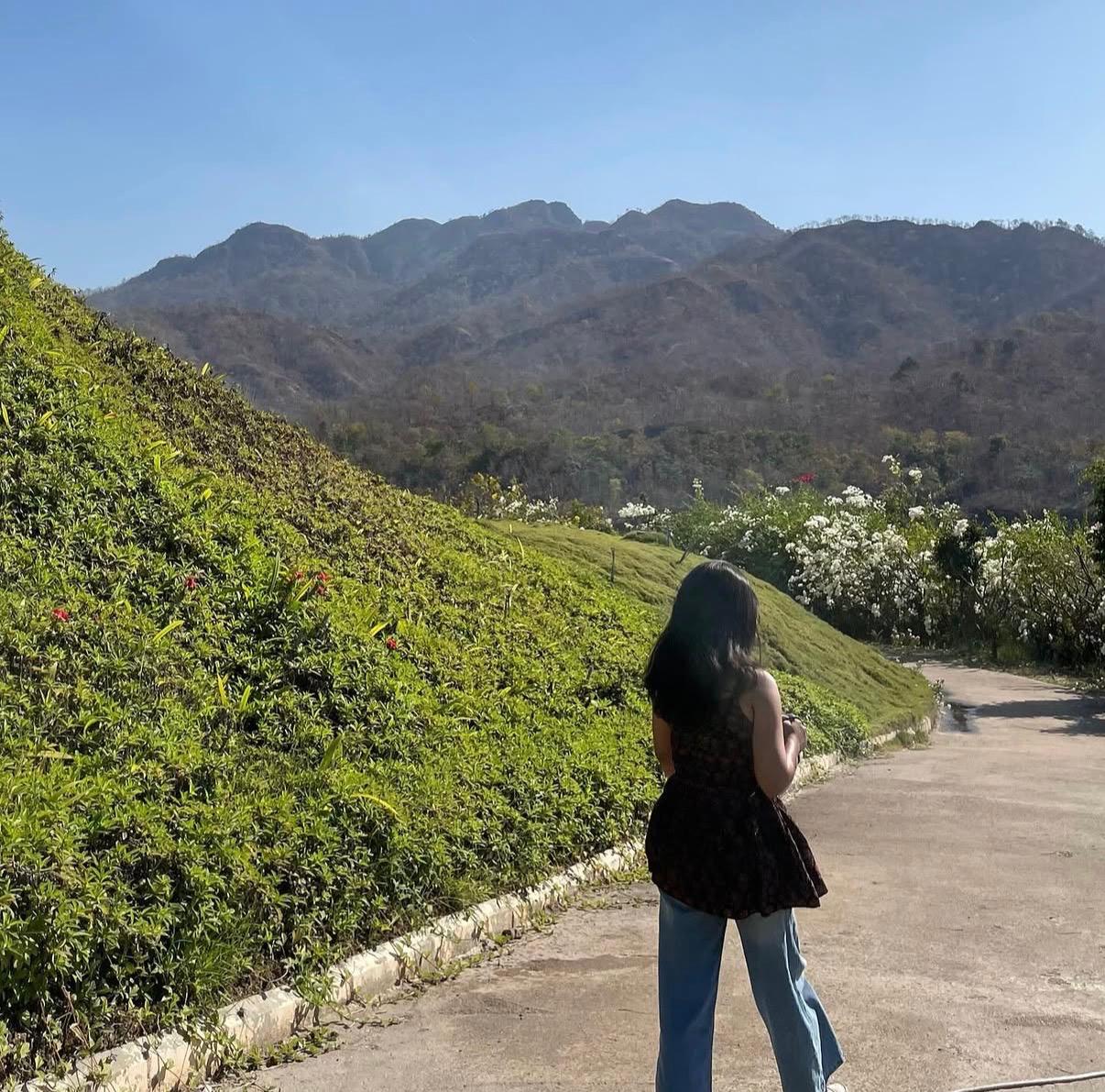 On my way toward's mountain.