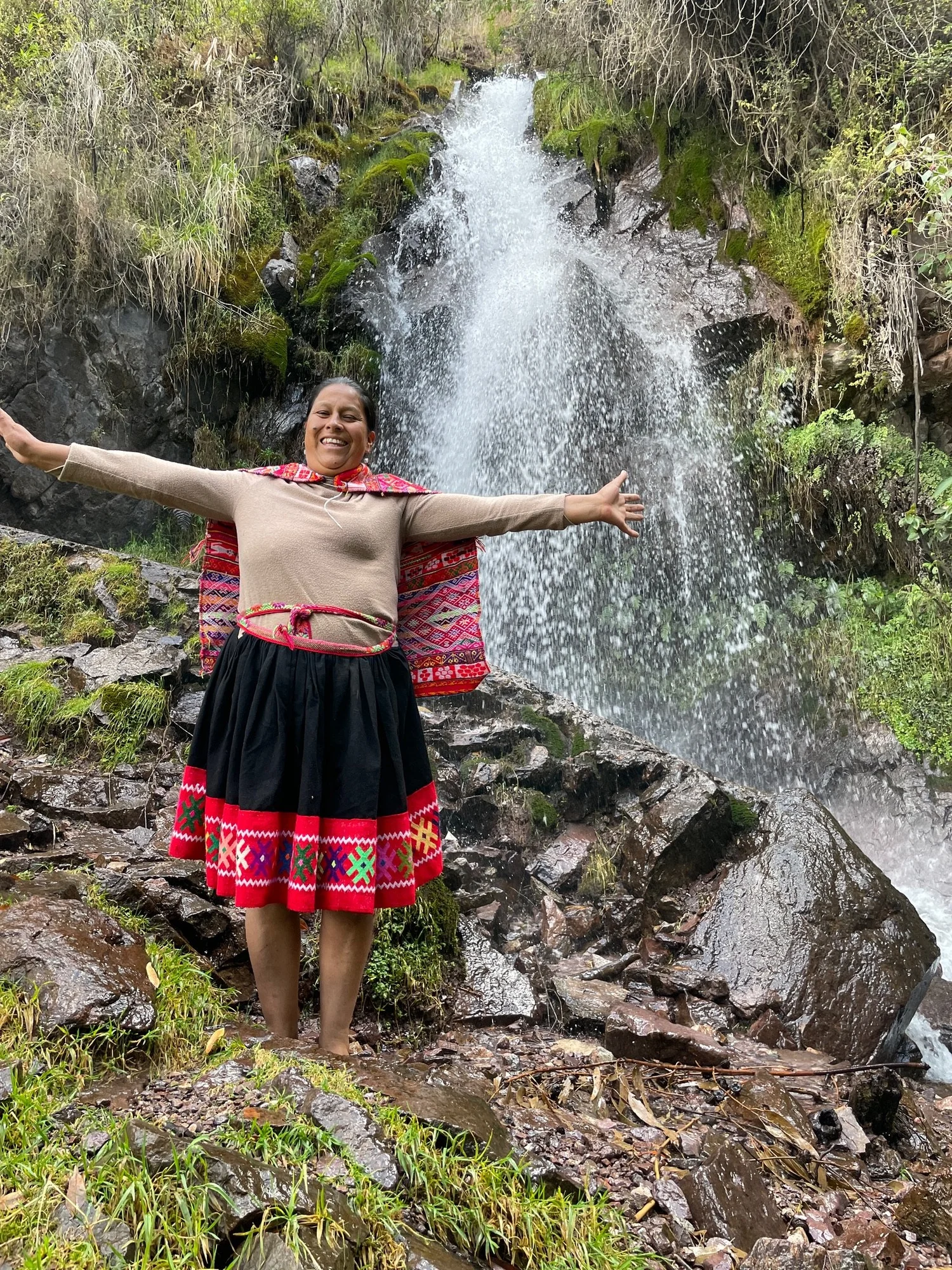 woman wearing traditional dress during daytime