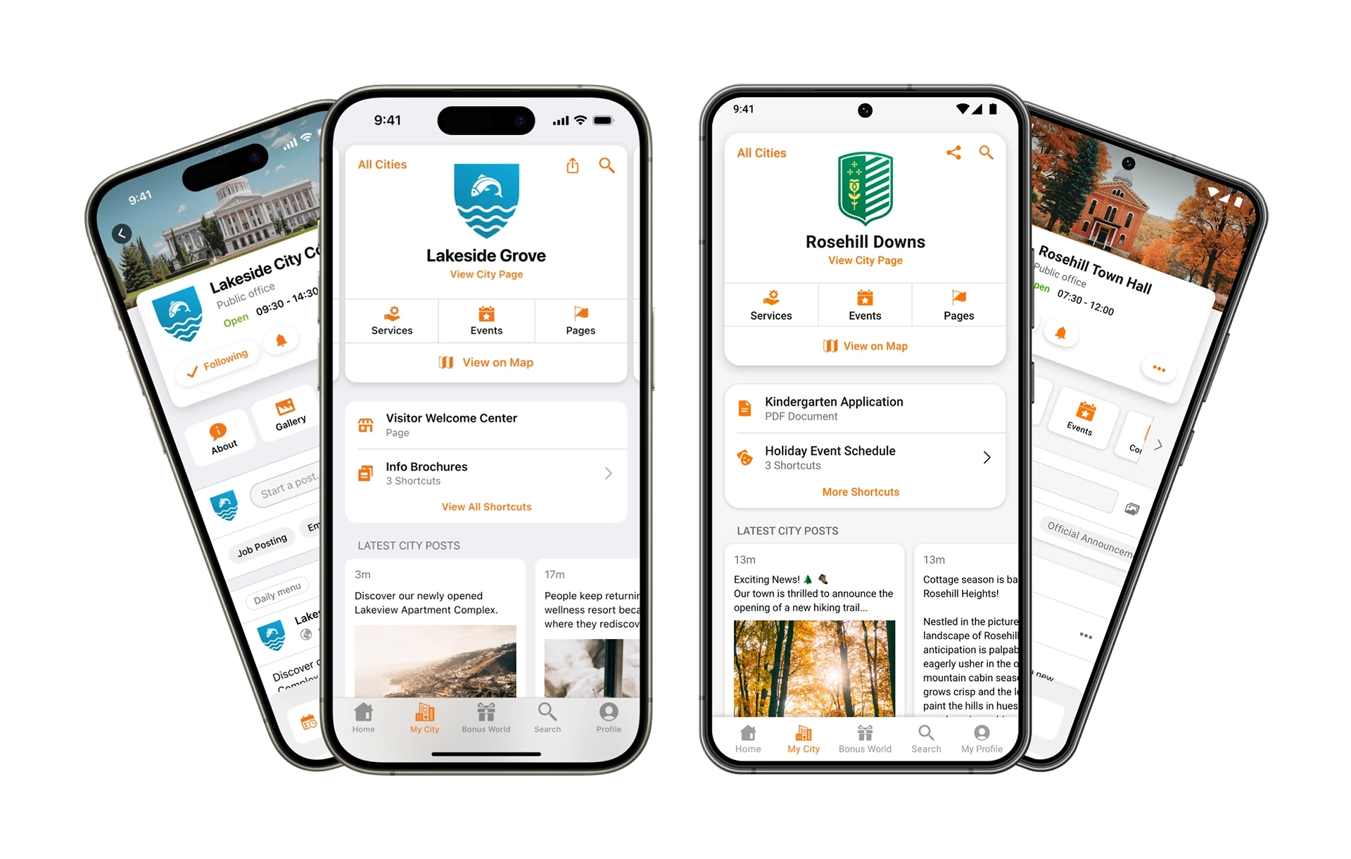 CITIES iOS and Android applications.