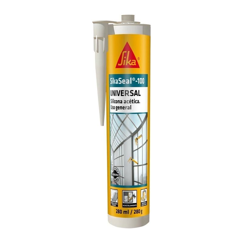 SikaSeal-100 Universal silicona acética transparente 280 ml