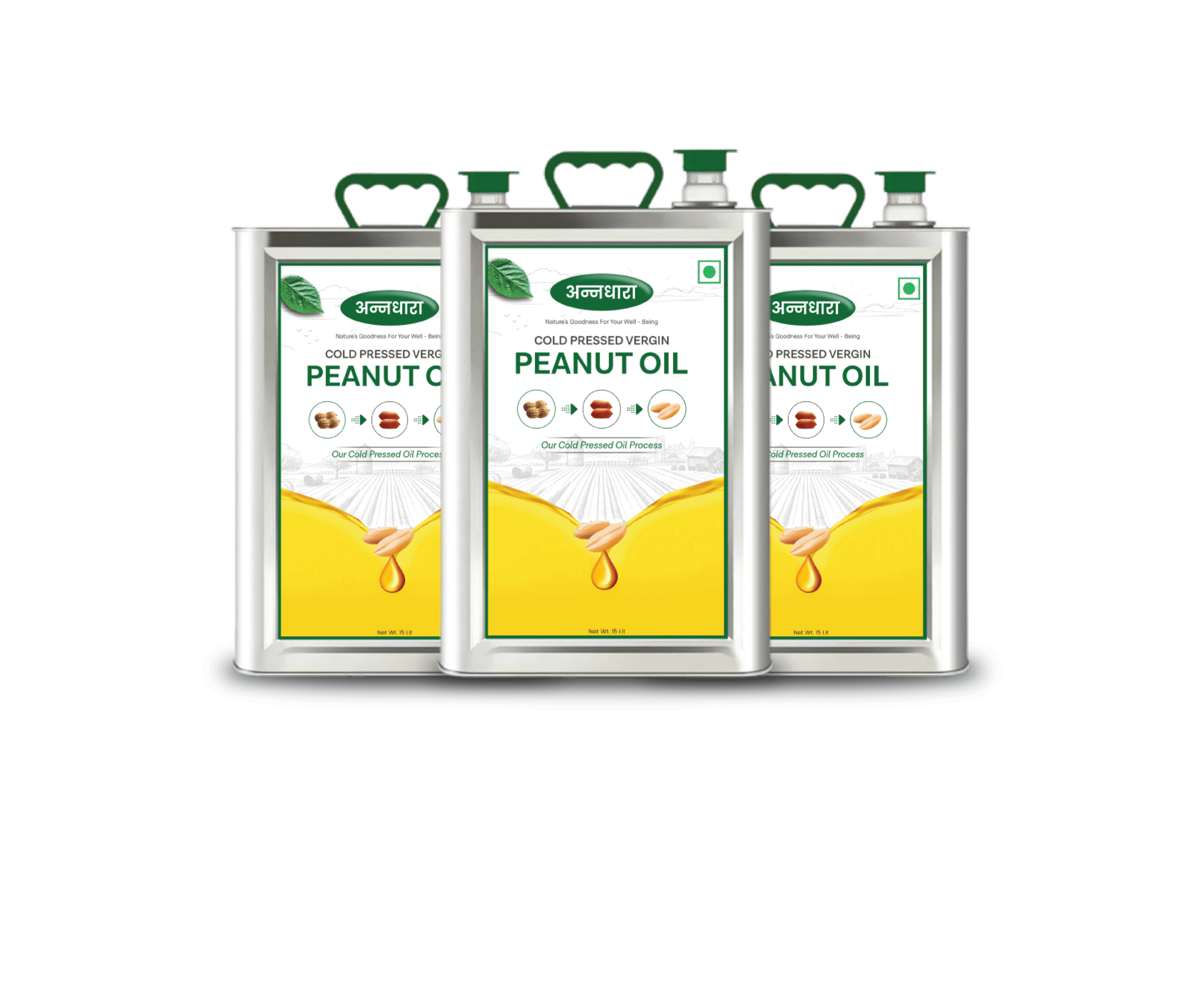 Virgin peanut oil