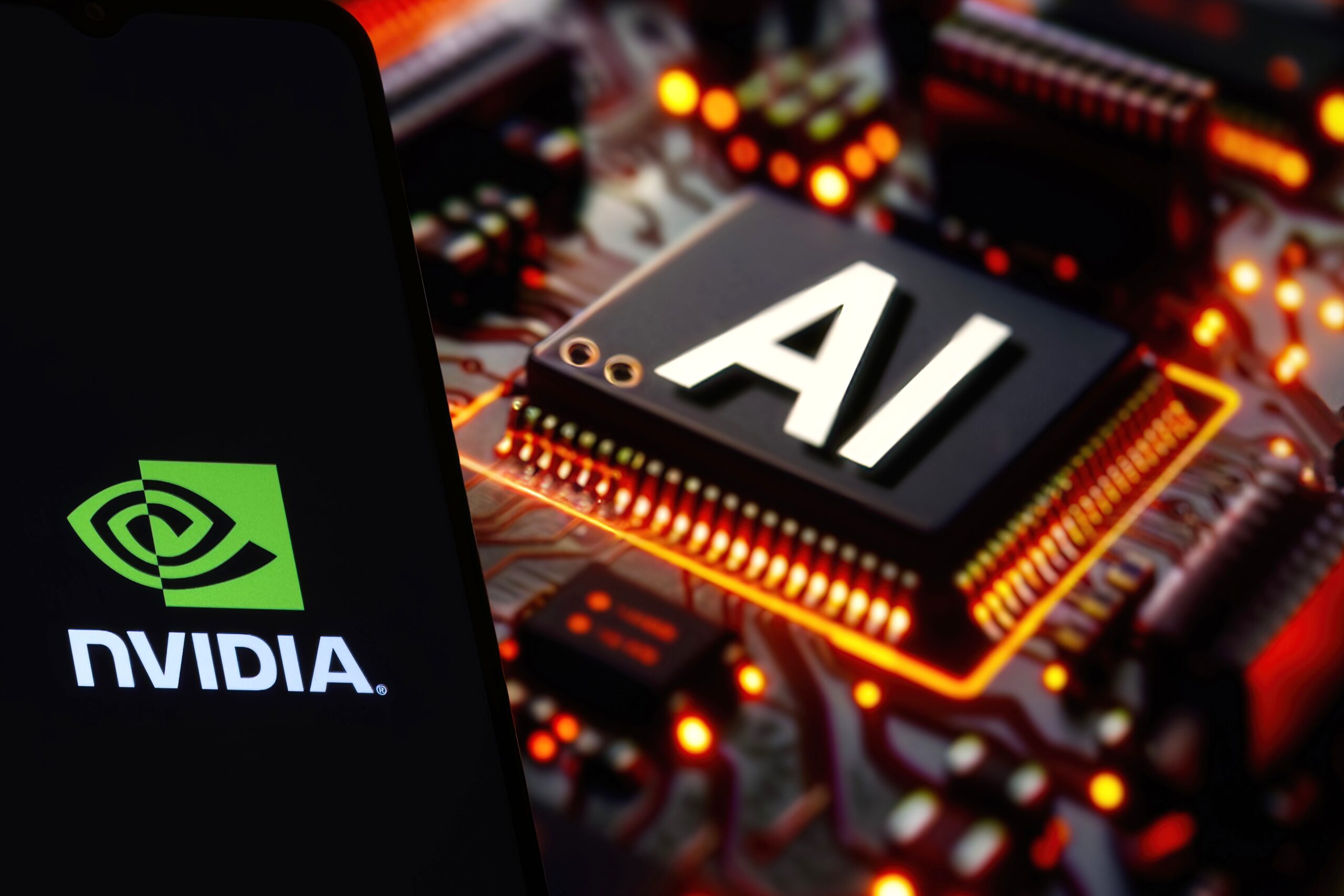 NVIDIA AI graphic