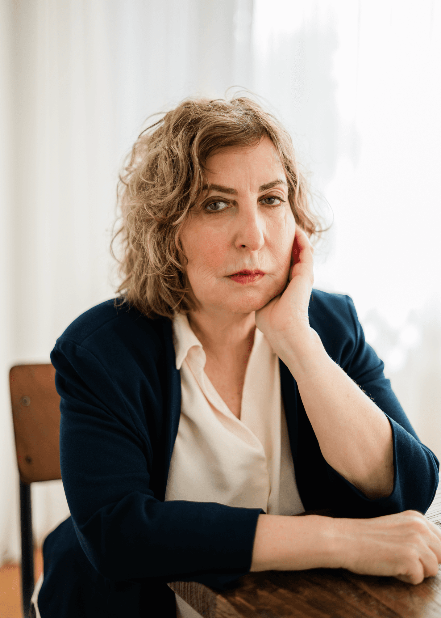 Editorial actor portrait in a bright interior
