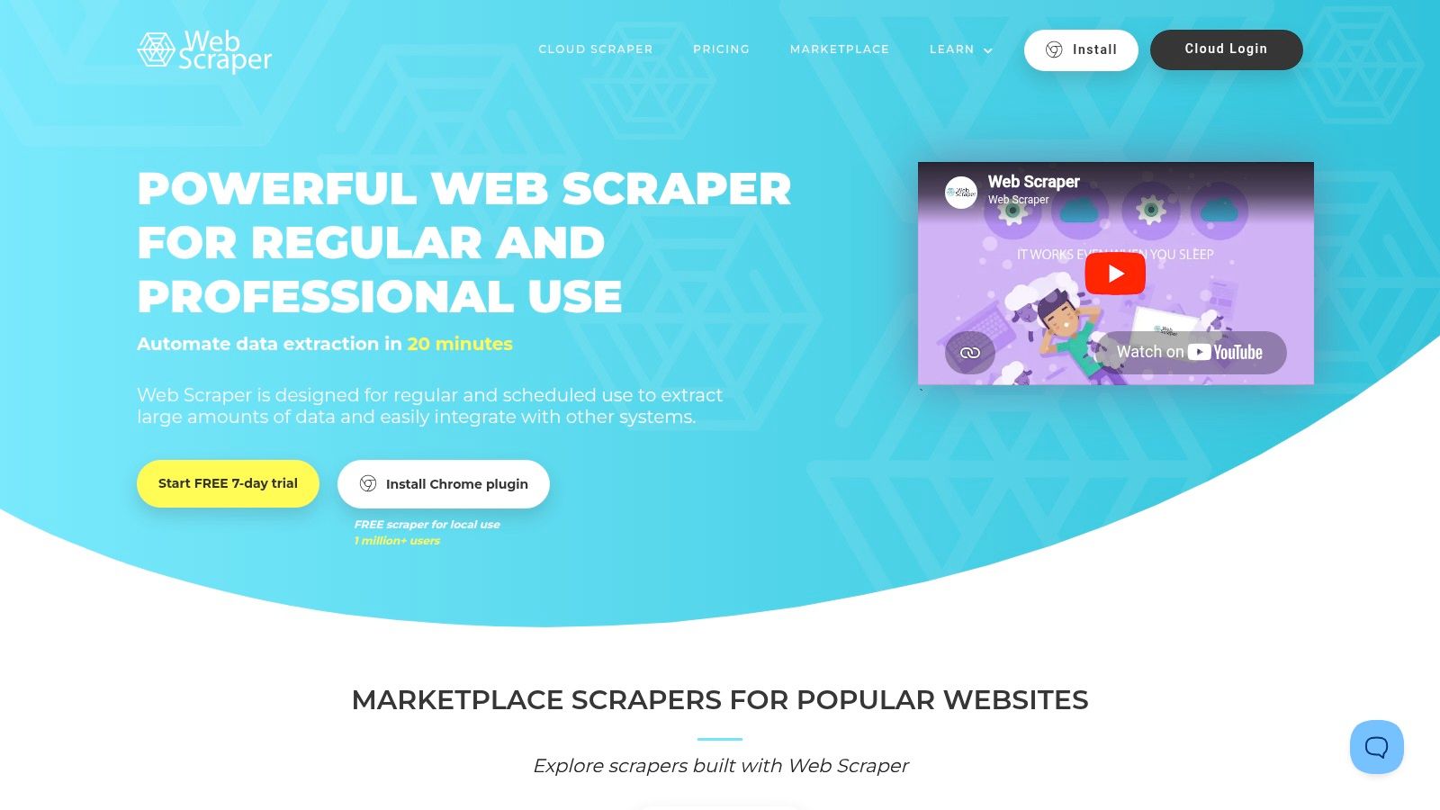 Web Scraper (webscraper.io)