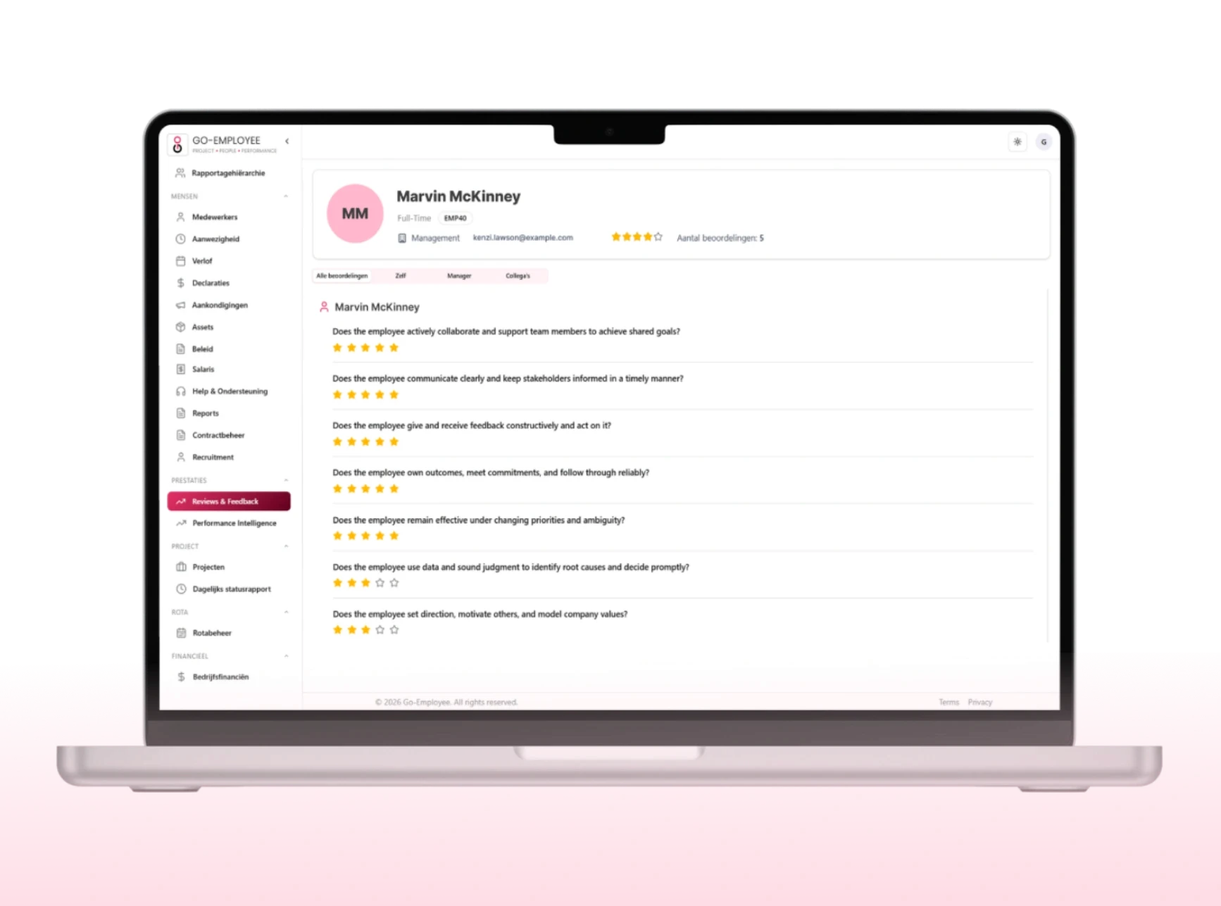 Go Employee 360 feedback