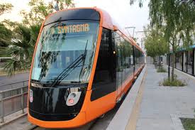 Youth Risks Life by Hanging From Moving Tram for Challenge