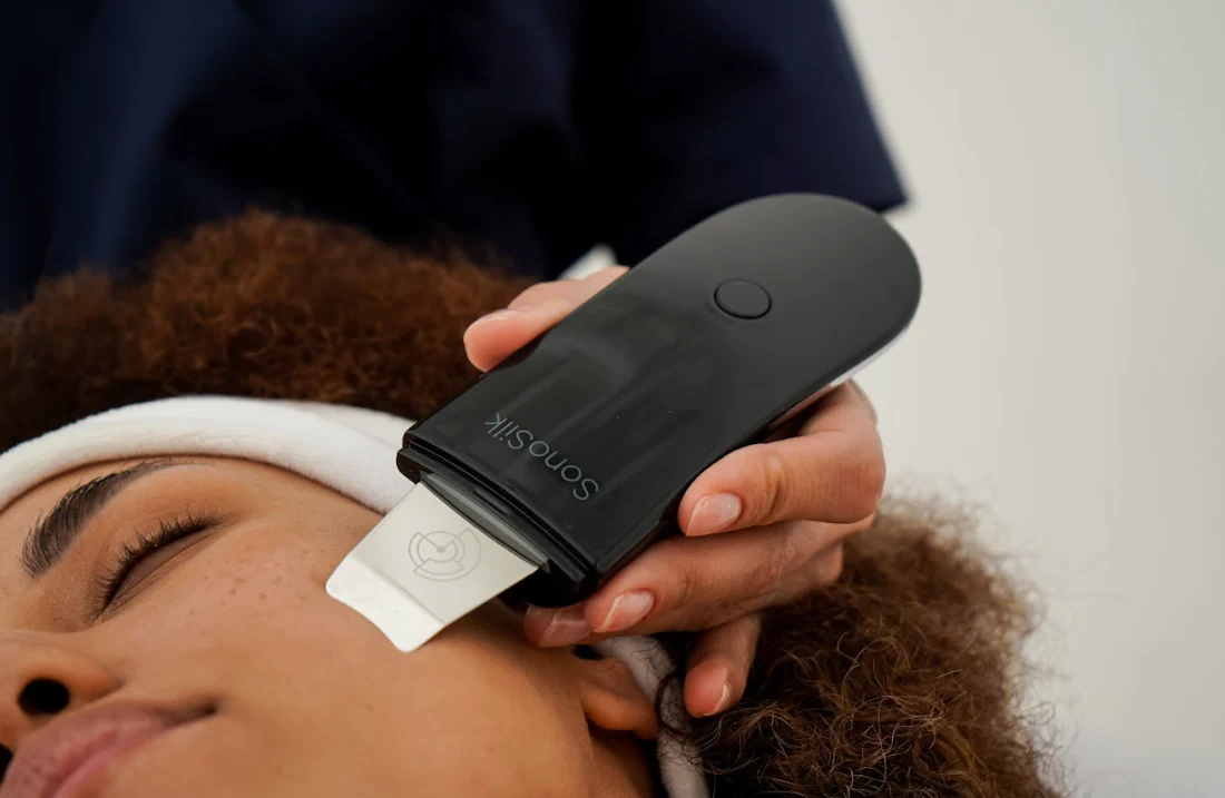 Cheek Filler Treatment Being Performed
