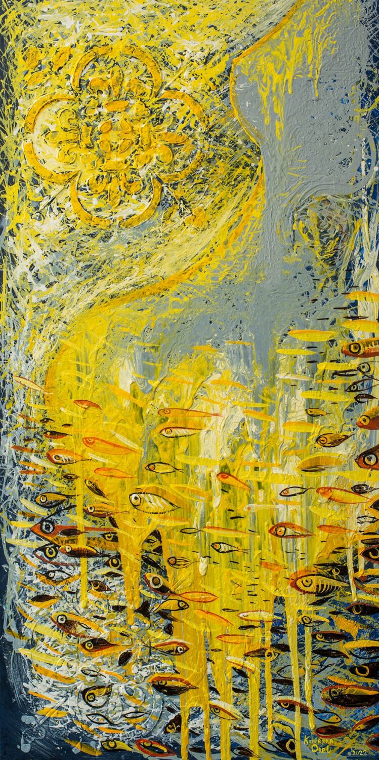 Sitting on the beach