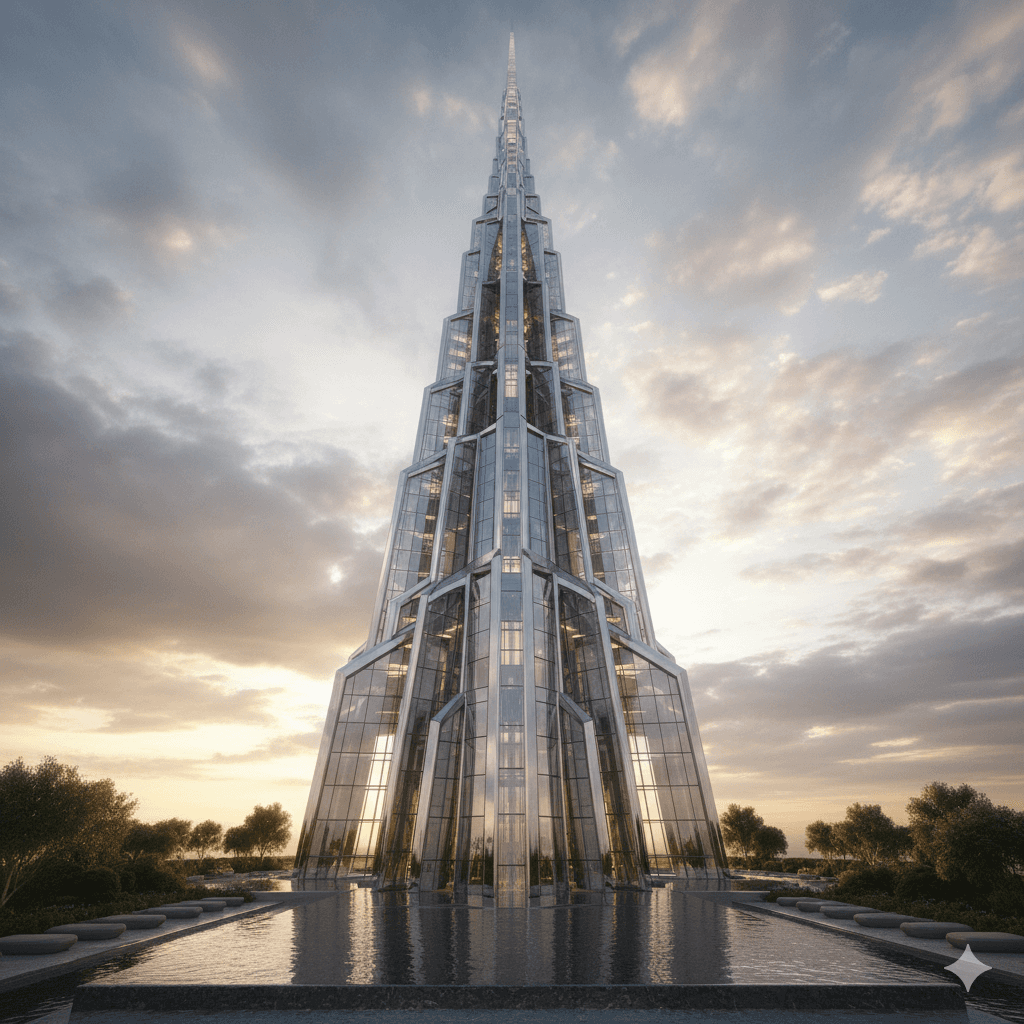 Modern architectural spire design for luxury high-rise lofts in Sector 57 Gurgaon
