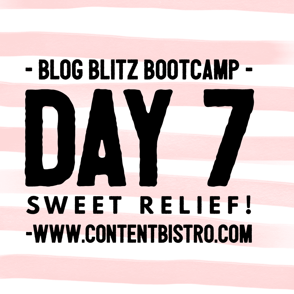 Blog Blitz Bootcamp Day 7: Blogging Strateg