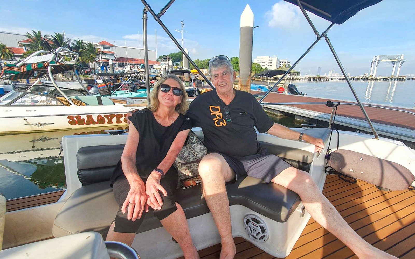 Traditional kelong fishing platform in Singapore with Let's Go Kelong tour experience.