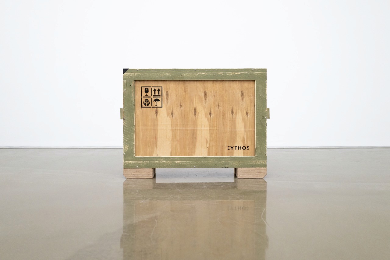 Eythos installing at Art Basel Hong Kong