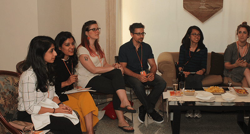 group of people at event