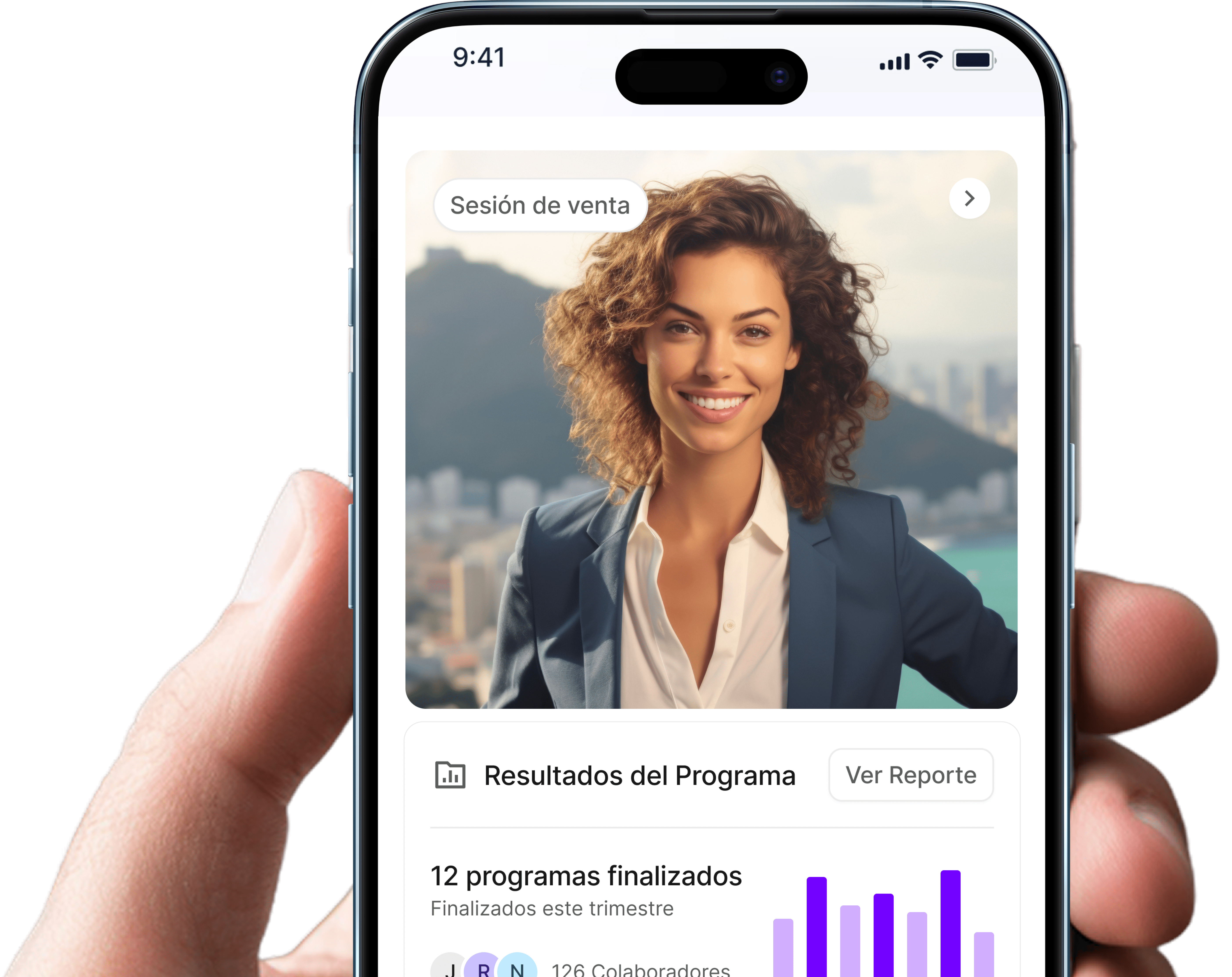 Mobail phone with hand