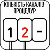 Перевага апарату комбінованої терапії Physiogo 600c - кількість каналів процедур 2