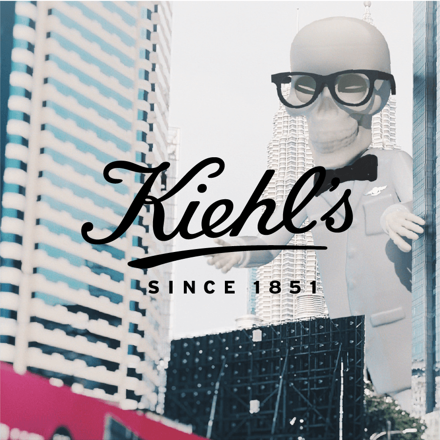 Kiehl's Logo with 3D Render